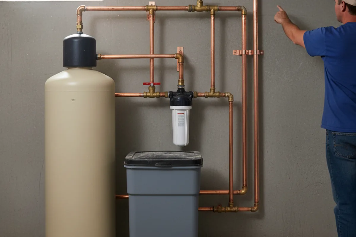 Whole-house water treatment system installed in Deane
